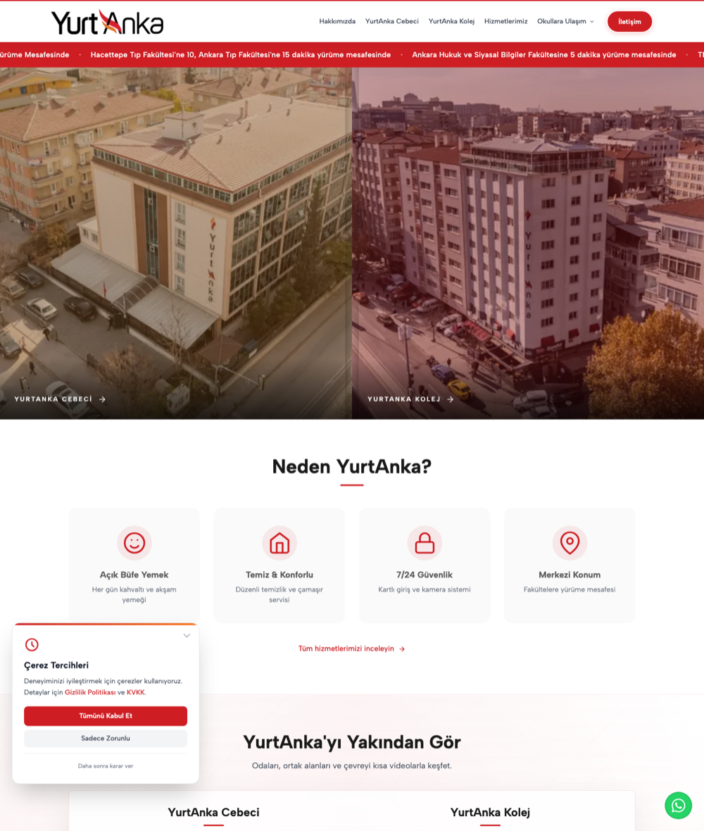 Yurt Anka website screenshot